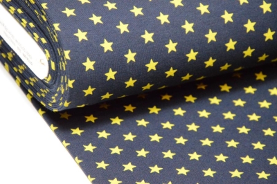 Jersey GOTS Stars Marineblau / Gelb